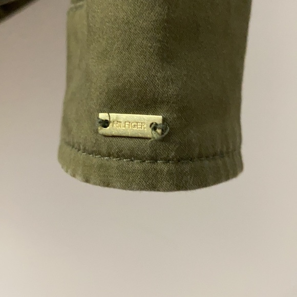 24. Tommy Hilfiger | Olive Green Utility Jacket with Hood - Picture 13 of 17